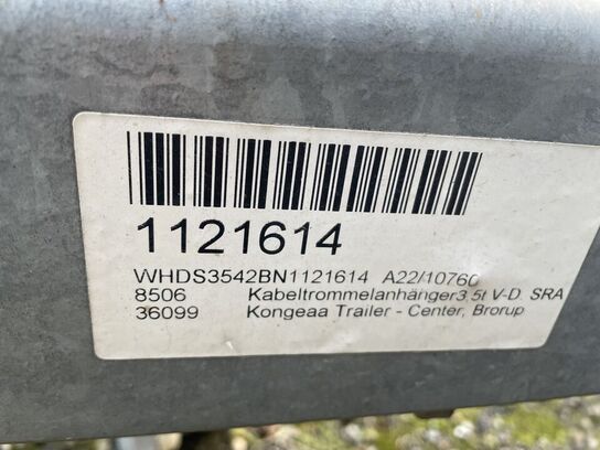 Kabeltrailer HUMBAUR SRA 3,5