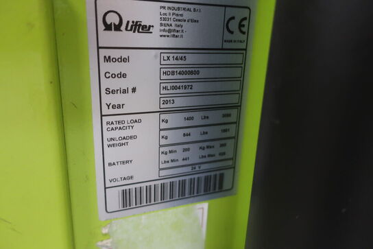 El. stabler LIFTER LX14/45