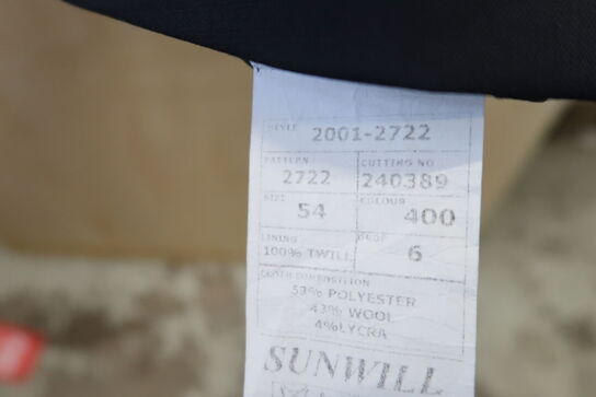 Habitjakke str. 54 SUNWILL Model: 20722