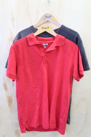 1 stk. T-shirt, 1 stk. Polorøje str. S ID Model: 510, 525