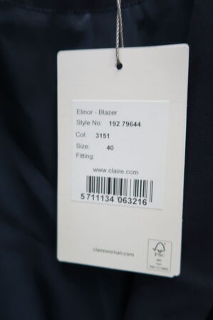 Habitjakke str. 40 CLAIREWOMAN Model: 192 79644