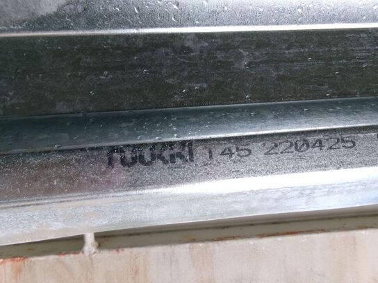 9 stk. ståltrapezplader