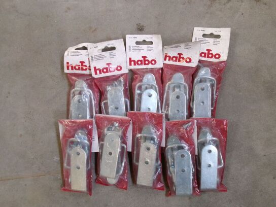 10 stk. kasselukkebeslag