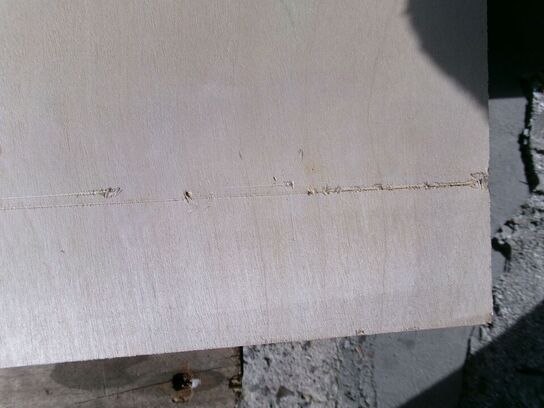 9 stk. krydsfinerplade, birk