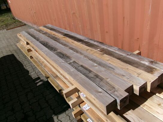 7 stk. tømmer 100x100 mm