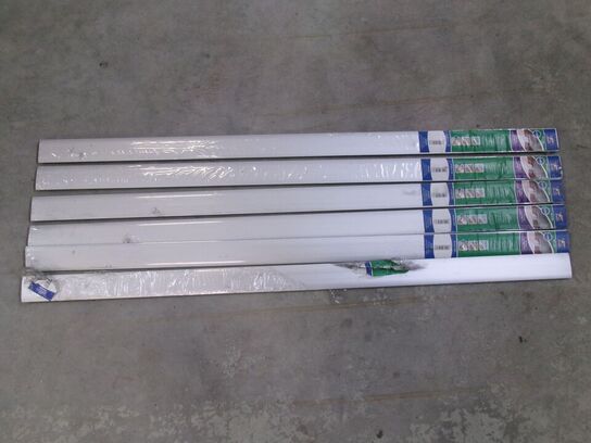 6 stk. overgangsprofil alu