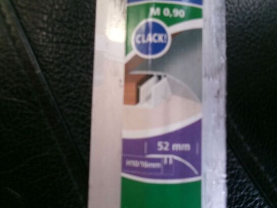 8 stk. overgangsprofil alu