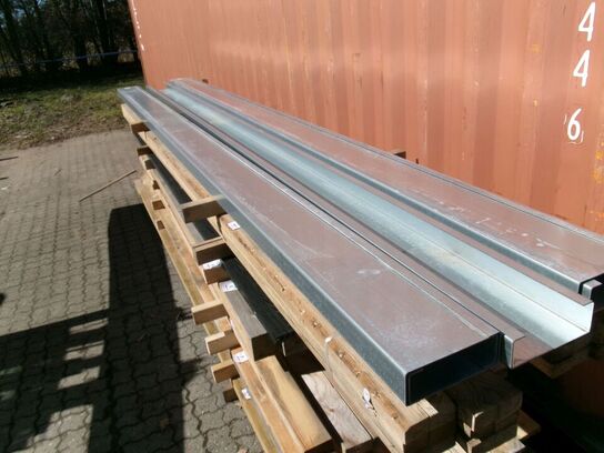 5 stk. stålbjælke/c-profil