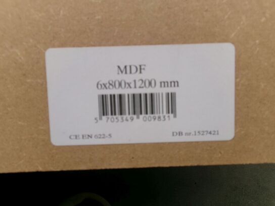 3 stk. MDF plade