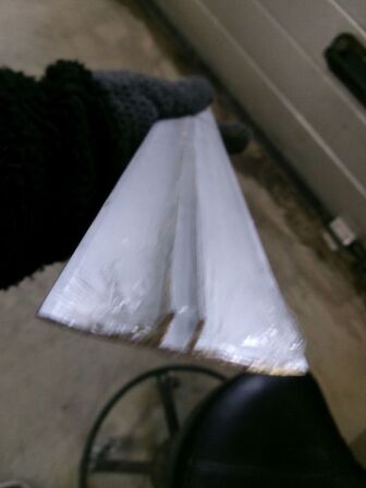 8 stk. overgangsprofil alu