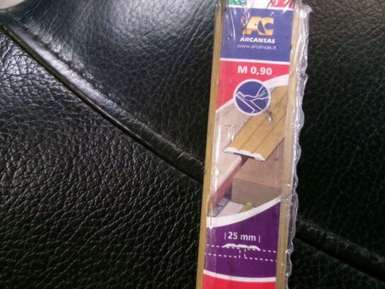 9 stk.  afslutningsprofil messing