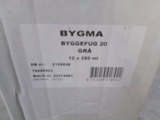 12 stk. byggefuge 20, grå