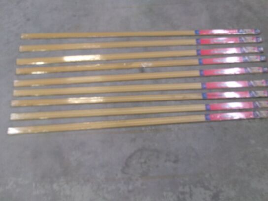 9 stk.  afslutningsprofil messing