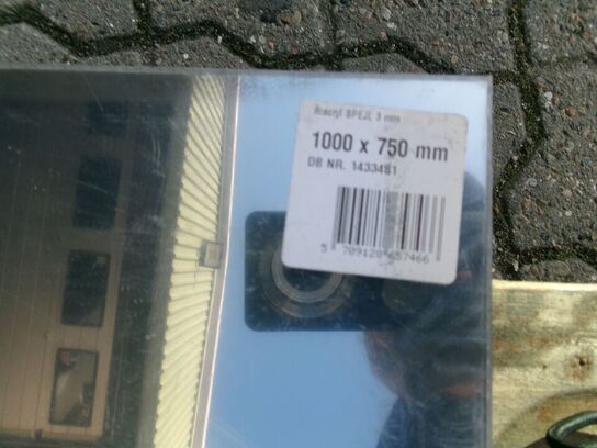 9 stk. spejl akrylplade