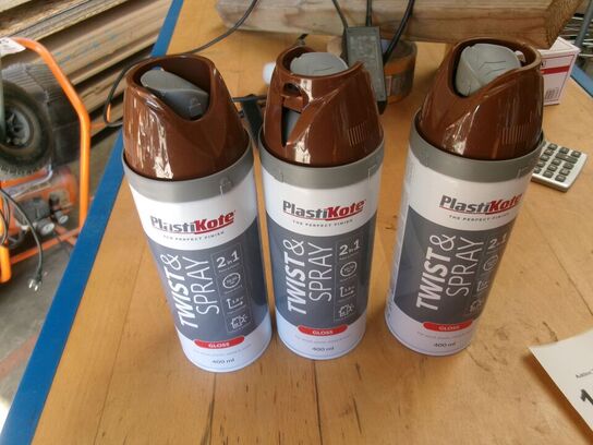 3 stk. spraydåse maling
