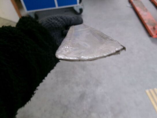 9 stk.  afslutningsprofil messing