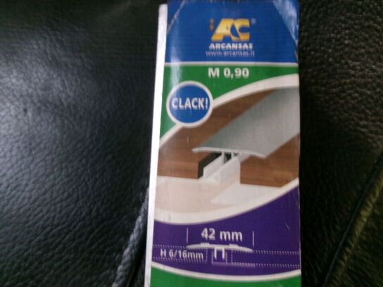 8 stk. overgangsprofil alu