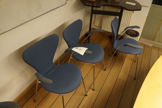 3 stk. spisebordsstole ARNE JACOBSEN 7'ER