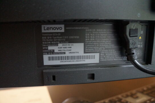 2 stk. skærme & Dock, m.v. LENOVO