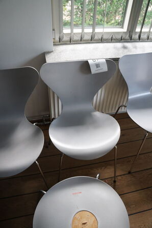 4 stk. spisebordsstole ARNE JACOBSEN 7'ER