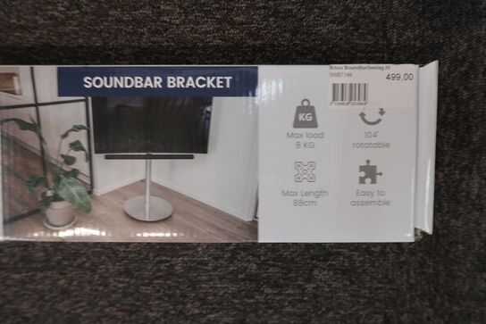 Sinox SWB7146, Soundbar-monteringsbeslag + Hjulsæt til TV gulvstand