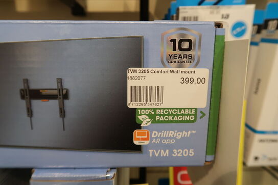 Hama TV Wall Bracket Fixed VESA up to 400x400 75" Black