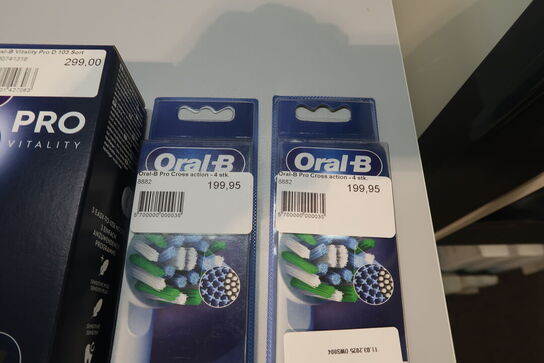 OBH el-tandbørste + 2 pk. Hoveder 