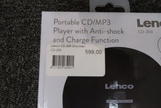 Lenco CD-200 Discman med antishock