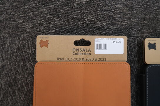 2 stk. Tablet Cover Leather Brun & sort -iPad 11" (2025) / iPad 10.9"