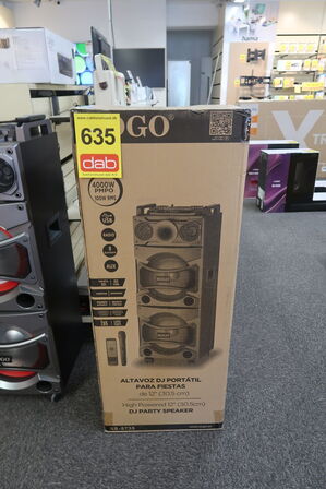 Sogo Torre Coluna DJ ALT-SS-8735 Black