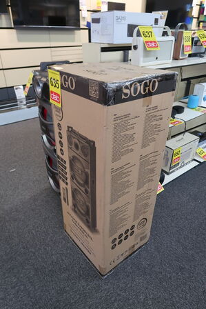 Sogo Torre Coluna DJ ALT-SS-8735 Black