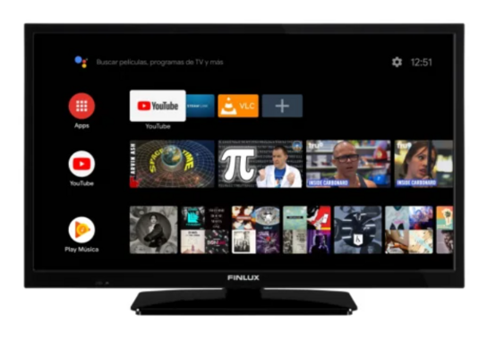 Finlux 24FAMF9060 24'' TV med 12 volt og Android TV