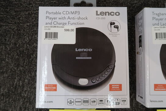 Lenco CD-200 Discman med antishock