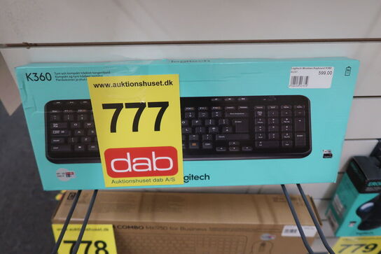 Logitech K360 trådløst tastatur