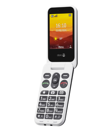 2 stk. Doro Leva L21 mobiletelefon (sort)