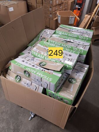 3 paller blandende handelsvarer