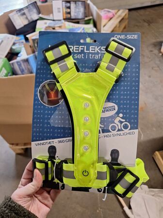 3 paller blandende handelsvarer