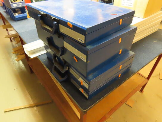 4 stk. Sortimentskasser SORTIMO med indhold