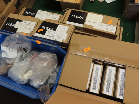 Reservedele fra FLEXA (alt på bordet)