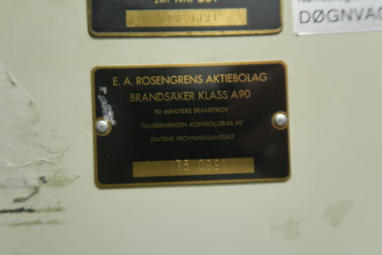 2 stk. pengeskabe ROSENGRENS
