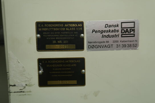 2 stk. pengeskabe ROSENGRENS