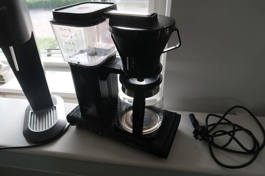 Kaffemaskine samt Sodastream