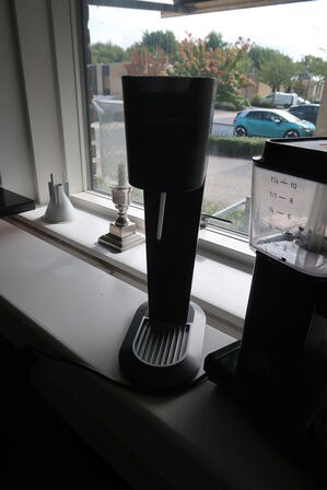 Kaffemaskine samt Sodastream
