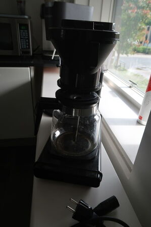 Kaffemaskine samt Sodastream