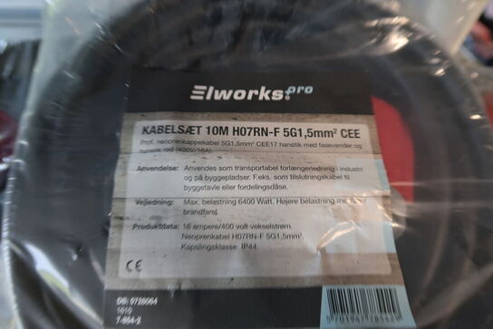 4 stk. forlængerledninger