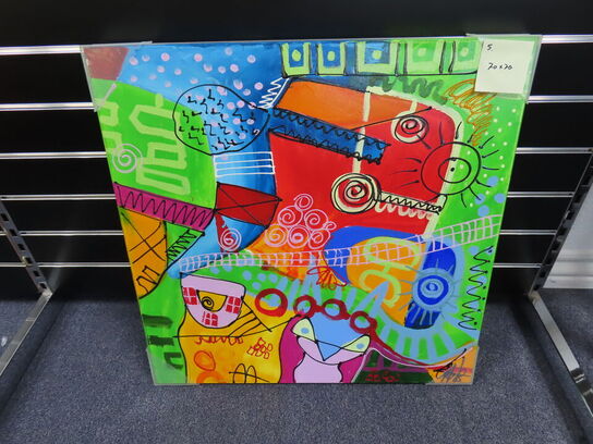 Maleri - 70x70cm.