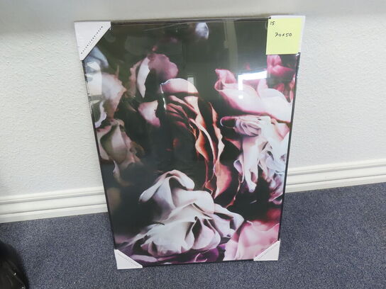 Billede i ramme - 70x50cm.