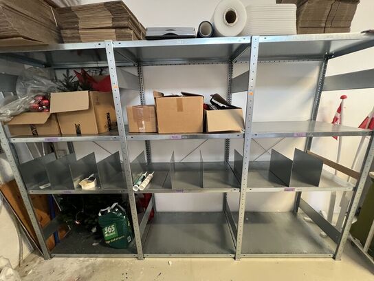 Reol META 3 fag inkl. indhold