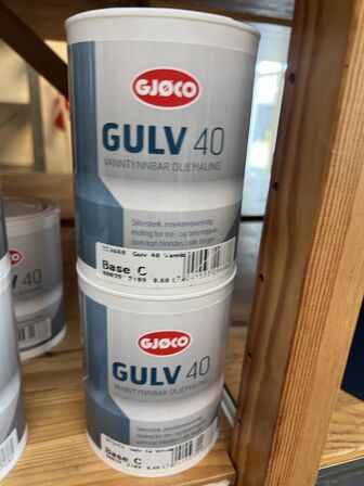 Parti JOTUN & GJØCO i forsk. baser m.v. (se billeder)