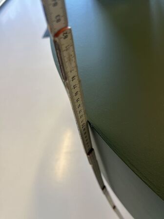 Salgsdisplay rundt Ø120 cm H72 cm